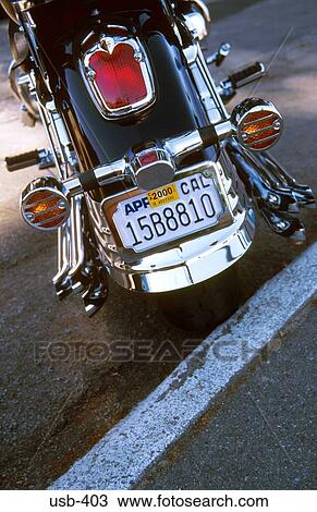Rear Number Plate on Harley Davidson Motorcycle USA View Large Photo Image Stock Image - Rear Number Plate on Harley Davidson Motorcycle USA. Fotosearch