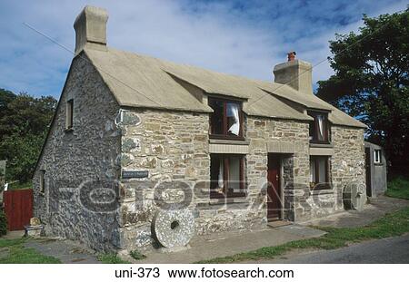 Renovated Stone Cottage Wales UK View Large Photo Image Stock Image - Renovated Stone Cottage Wales UK. Fotosearch
