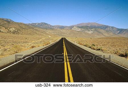 Road Disappearing into Distance California USA View Large Photo Image Picture - Road Disappearing into Distance California USA. Fotosearch