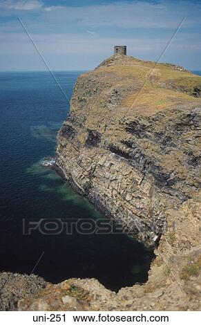 Rocky Headland Abereiddy Wales UK View Large Photo Image Stock Image - Rocky Headland Abereiddy Wales UK. Fotosearch