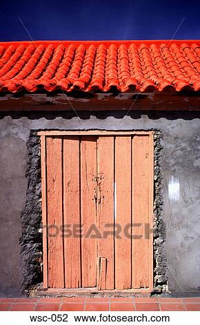 Roof and Door to Building in Venezuela View Large Photo Image Stock Image - Roof and Door to Building in Venezuela. Fotosearch