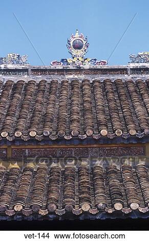 Picture - Roof Detail Tomb of Tu Duc Vietnam. Fotosearch