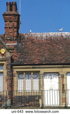 Roof of Seaside House UK View Large Photo Image Stock Image - Roof of Seaside House UK. Fotosearch