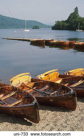 Rowing Boats by Lake Windermere UK View Large Photo Image Stock Image - Rowing Boats by Lake Windermere UK. Fotosearch
