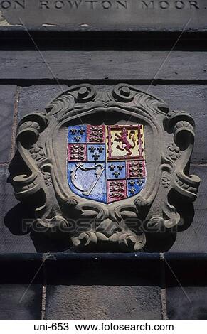 Royal Coat of Arms King Charles Tower Chester UK View Large Photo Image Stock Image - Royal Coat of Arms King Charles Tower Chester UK. Fotosearch