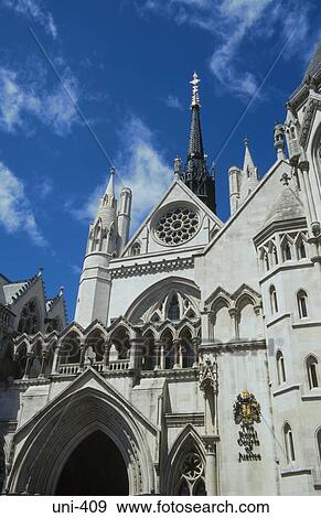 Stock Photo - Royal Courts of Justice London UK. Fotosearch