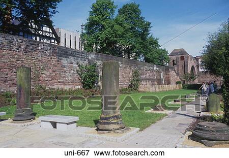 Ruined Roman Colonnade Chester UK View Large Photo Image Stock Photo - Ruined Roman Colonnade Chester UK. Fotosearch