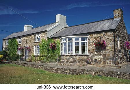 Rural Cottage Wales UK View Large Photo Image Stock Photograph - Rural Cottage Wales UK. Fotosearch