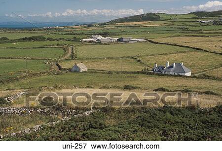 Rural Landscape Pembrokeshire Wales UK View Large Photo Image Stock Photo - Rural Landscape Pembrokeshire Wales UK. Fotosearch