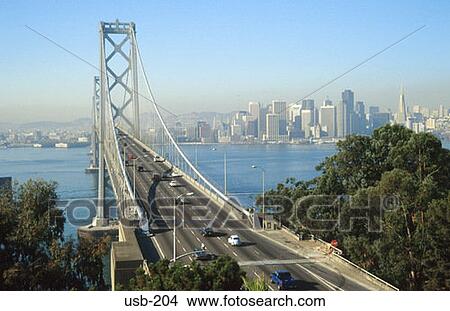 San Francisco Bay Bridge California USA View Large Photo Image Picture - San Francisco Bay Bridge California USA. Fotosearch