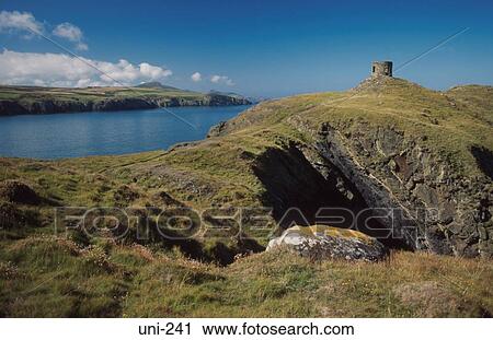 Sea and Landscape Pembrokeshire Wales UK View Large Photo Image Stock Image - Sea and Landscape Pembrokeshire Wales UK. Fotosearch