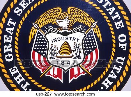 Stock Photo - Seal of the State of Utah. Fotosearch