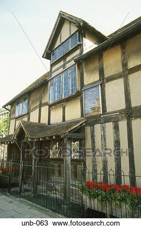 Stock Image - Shakespeare's Birthplace Stratford upon Avon Warwickshire UK. Fotosearch