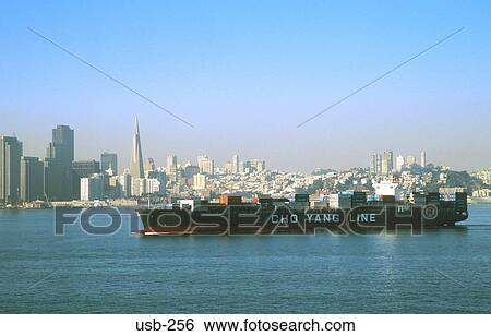 Ship and San Francisco Cityscape USA View Large Photo Image Stock Photograph - Ship and San Francisco Cityscape USA. Fotosearch