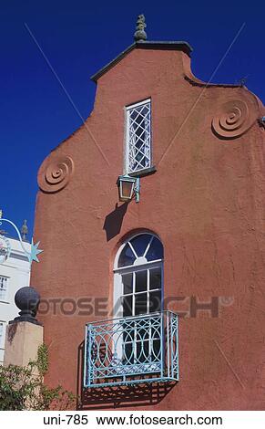 Side of Cottage Portmeirion Wales UK View Large Photo Image Stock Photography - Side of Cottage Portmeirion Wales UK. Fotosearch