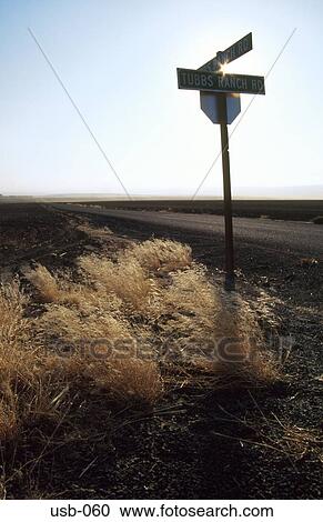 Signpost in Open Flat Country Oregon USA View Large Photo Image Stock Image - Signpost in Open Flat Country Oregon USA. Fotosearch
