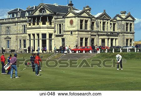 St Andrews Golf Course Clubhouse Scotland View Large Photo Image Stock Photo - St Andrews Golf Course Clubhouse Scotland. Fotosearch