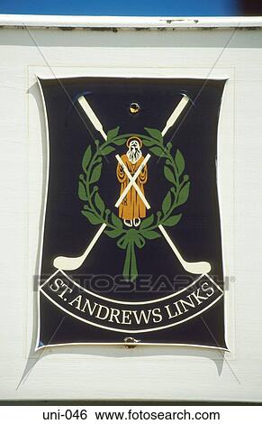 St Andrews Golf Links Crest Scotland View Large Photo Image Stock Photograph - St Andrews Golf Links Crest Scotland. Fotosearch