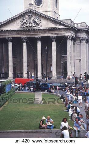 St Martin in the Fields and Tourists London UK View Large Photo Image Stock Image - St Martin in the Fields and Tourists London UK. Fotosearch