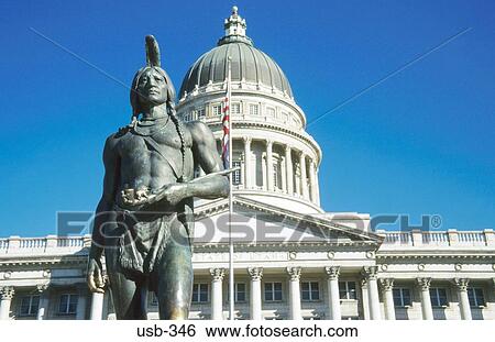 State Capital and Statue Utah USA View Large Photo Image Stock Photograph - State Capital and Statue Utah USA. Fotosearch