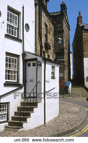 Steps to Seaside Cottage Robin Hoods Bay UK View Large Photo Image Stock Photography - Steps to Seaside Cottage Robin Hoods Bay UK. Fotosearch