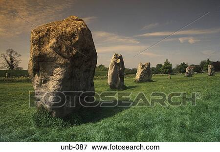 Stock Photo - Stone Circle Avebury Wiltshire UK. Fotosearch