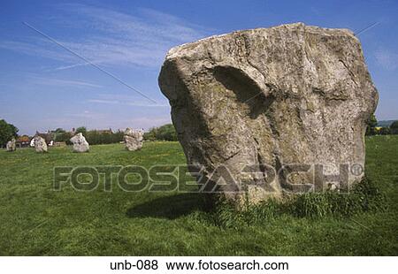 Stock Photo - Stone Circle Avebury Wiltshire UK. Fotosearch