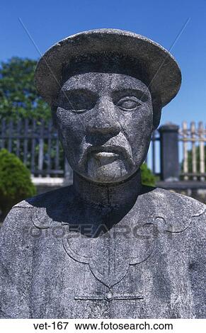 Stock Photo - Stone Soldier Tomb of Khai Dinh Hue Vietnam. Fotosearch