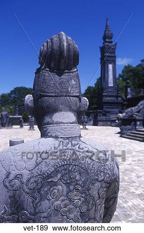 Stone Soldier Tomb of Khai Dinh Hue Vietnam View Large Photo Image Stock Photo - Stone Soldier Tomb of Khai Dinh Hue Vietnam. Fotosearch