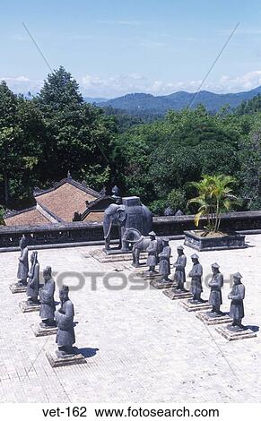 Stone Soldiers on Courtyard Tomb of Khai Dinh Hue Vietnam View Large Photo Image Stock Image - Stone Soldiers on Courtyard Tomb of Khai Dinh Hue Vietnam. Fotosearch