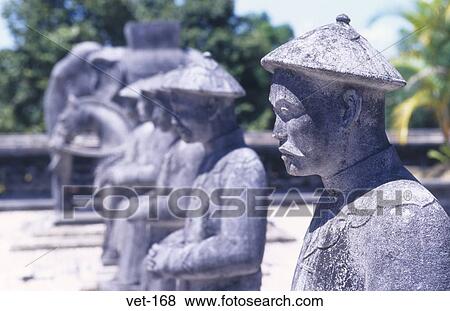 Stone Soldiers Tomb of Khai Dinh Hue Vietnam View Large Photo Image Stock Photo - Stone Soldiers Tomb of Khai Dinh Hue Vietnam. Fotosearch