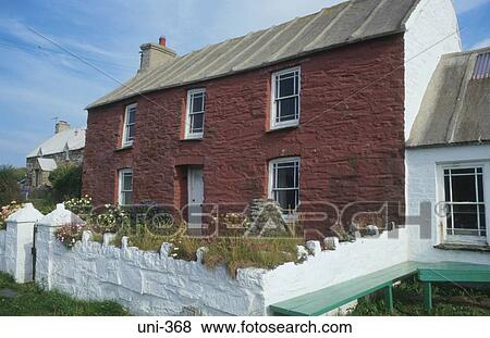 Stone Village House UK View Large Photo Image Stock Photo - Stone Village House UK. Fotosearch