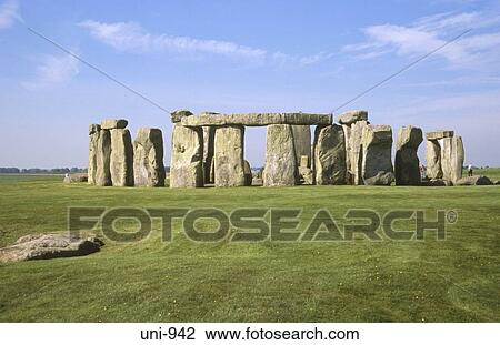 Stock Image - Stonehenge Salisbury Plain UK. Fotosearch