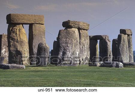 Stock Image - Stonehenge Salisbury Plain UK. Fotosearch