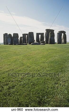 Stock Image - Stonehenge Salisbury Plain UK. Fotosearch