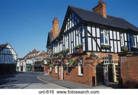 Suburban Public House UK View Large Photo Image Stock Photograph - Suburban Public House UK. Fotosearch