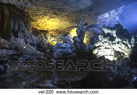 Sung Sot Grotto Halong Bay Vietnam View Large Photo Image Stock Image - Sung Sot Grotto Halong Bay Vietnam. Fotosearch