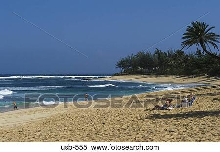Sunset Beach North Shore Oahu Hawaii USA View Large Photo Image Stock Photography - Sunset Beach North Shore Oahu Hawaii USA. Fotosearch