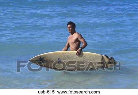 Surfer Hawaii USA View Large Photo Image Stock Photography - Surfer Hawaii USA. Fotosearch