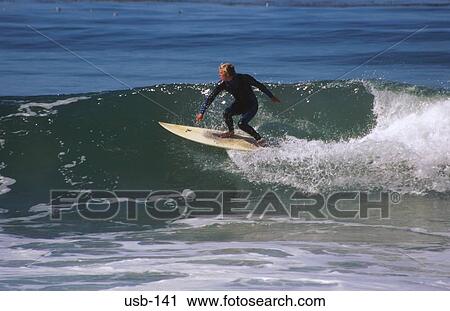 Surfer in Wetsuit Carmel California USA View Large Photo Image Stock Image - Surfer in Wetsuit Carmel California USA. Fotosearch