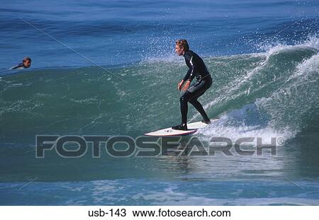 Surfer in Wetsuit Carmel California USA View Large Photo Image Stock Image - Surfer in Wetsuit Carmel California USA. Fotosearch