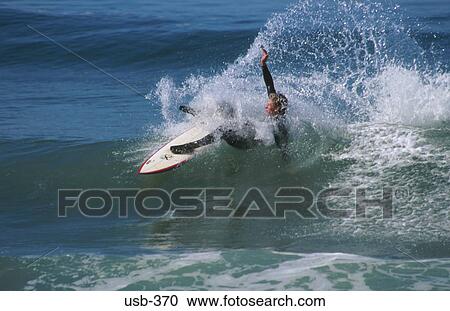 Surfer Wiping Out Santa Cruz California View Large Photo Image Stock Image - Surfer Wiping Out Santa Cruz California. Fotosearch