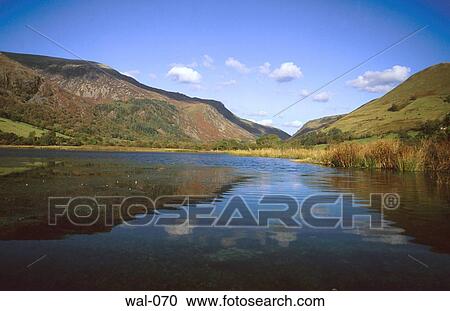 Tal-y-llyn Lake Reflection Wales View Large Photo Image Stock Image - Tal-y-llyn Lake Reflection Wales. Fotosearch