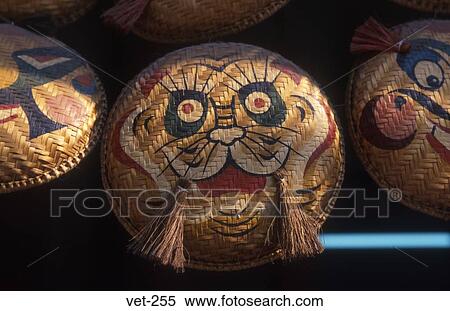 Stock Photography - Tet Festival Masks Hanoi Vietnam. Fotosearch