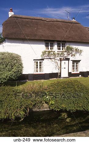 Thatched Cottage Wiltshire UK View Large Photo Image Stock Photo - Thatched Cottage Wiltshire UK. Fotosearch