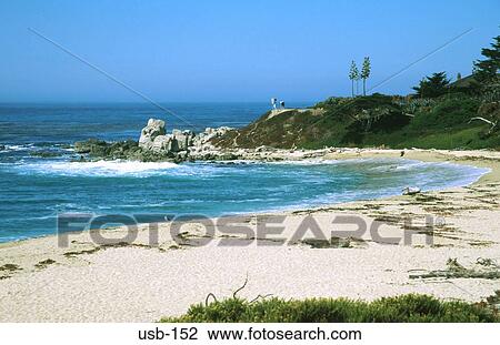 The Beach Carmel California USA View Large Photo Image Stock Image - The Beach Carmel California USA. Fotosearch