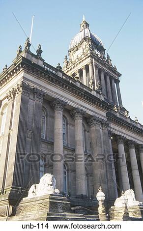 The Town Hall Leeds Yorkshire UK View Large Photo Image Picture - The Town Hall Leeds Yorkshire UK. Fotosearch