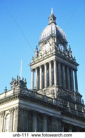 The Town Hall Leeds Yorkshire UK View Large Photo Image Stock Image - The Town Hall Leeds Yorkshire UK. Fotosearch