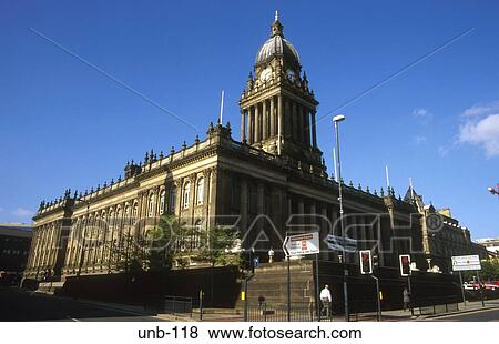 Stock Photo - The Town Hall Leeds Yorkshire UK. Fotosearch