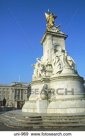 The Victoria Memorial London UK View Large Photo Image Stock Photo - The Victoria Memorial London UK. Fotosearch